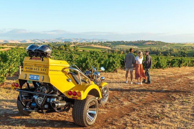 Unique Trike Barossa Valley Half Day Private Tour For 2 - Key points to know before you book