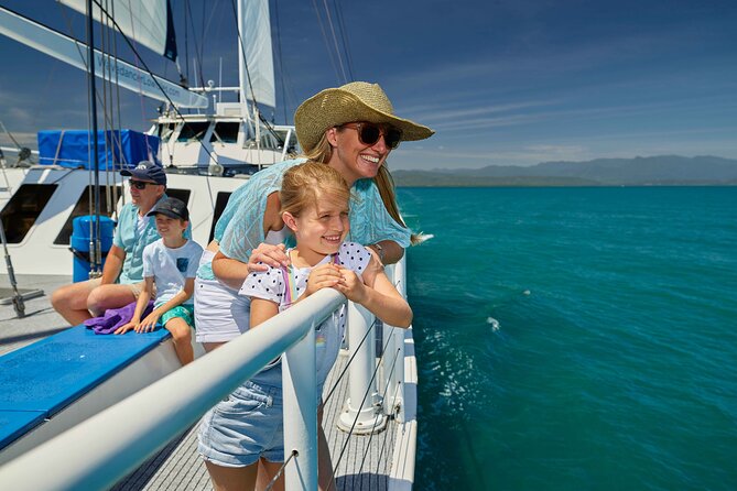 Wavedancer Low Isles Great Barrier Reef Sailing Cruise from Cairns - The glass-bottom boat option