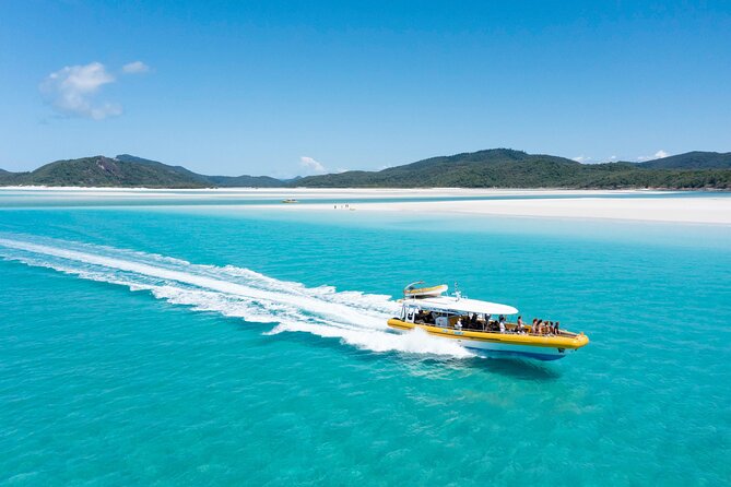 Whitsundays Day Cruise: Whitehaven Beach & Hill Inlet - The speedboat changes the shape of the day