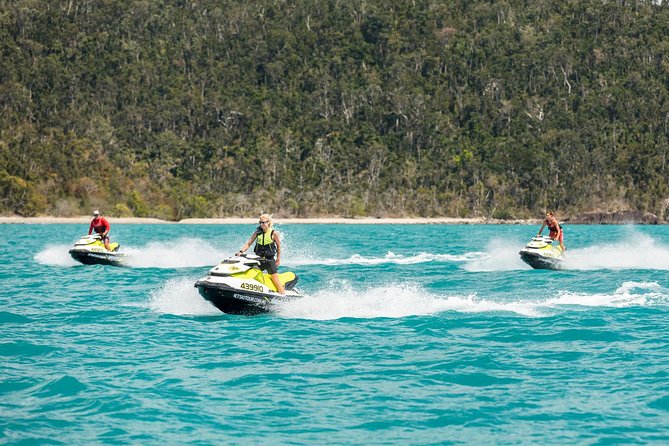 Whitsundays Guided Jet Ski Tour - Choppy water can change the whole ride