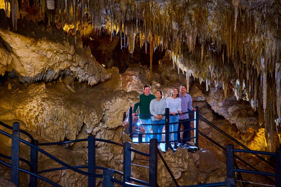 Yallingup: Ngilgi Cave Ancient Lands Experience - The entrance to Ngilgi Cave changes the mood