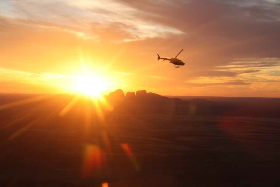 Yulara: Uluru and Kata Tjuta Sunset Helicopter Tour - Why seeing Uluru from the air changes the scale
