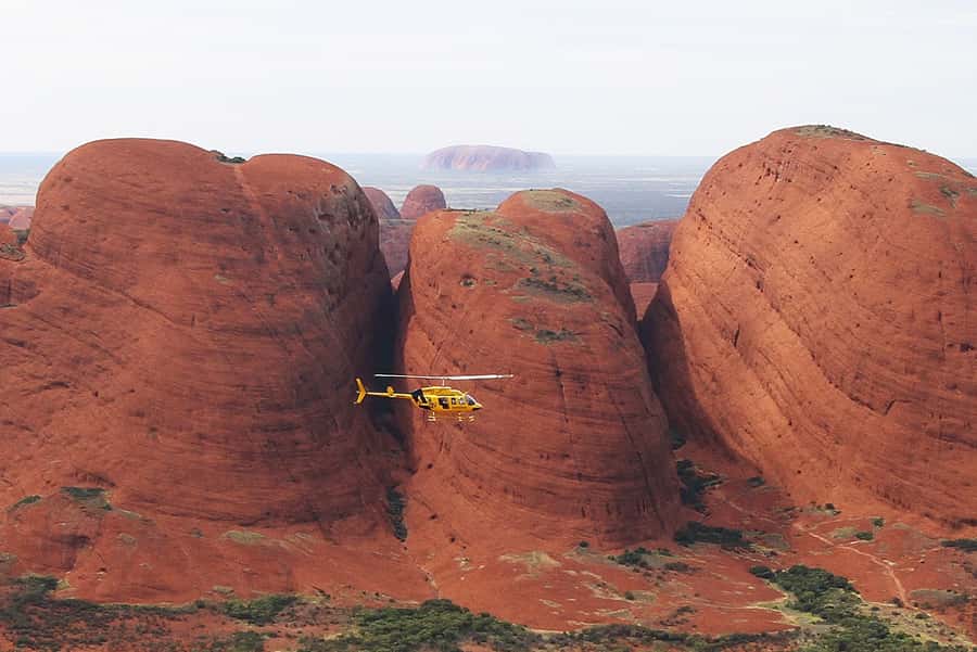 Yulara: Uluru and Kata Tjuta Sunset Helicopter Tour - From Ayers Rock Resort to Ayers Rock Airport