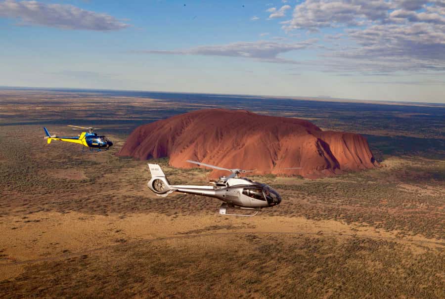 Yulara: Uluru and Kata Tjuta Sunset Helicopter Tour - The 36-minute flight to Kata Tjuṯa