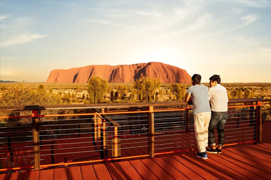 Yulara: Uluru Sunrise and Kata Tjuta Day Trip by Bus - The coach ride into Uluru-Kata Tjuta National Park